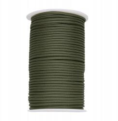 Camo Paracord z line 4 mm 100 m Camo zöld túlélő kötél Bushcraft Edc 550-es típus (LK-RP-4/100-OG)