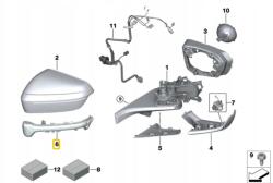 BMW Hella Visszapillantó tükör irányjelző jobb Bmw IX I20 51169448674