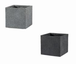 NDT Atlanta 03G Grey Set Of 4-24-44- kerámia növénytartó szett