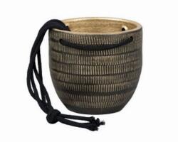 NDT Le Havre H-01ZG Black/Gold kerámia kaspó 14 cm