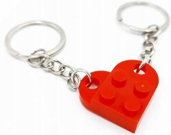 LEGO® Szív kulcstartó 2 Részes Valentin Napi Szív (DO KLUCZY)