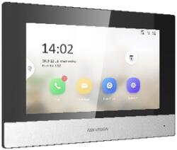 Hikvision DS-KH6320-TE1 (B) IP video-kaputelefon beltéri egység; 7" LCD kijelző; 1024x600 felbontás (DS-KH6320-TE1(B)) - digipont