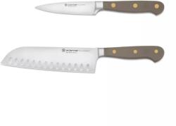 WÜSTHOF Set 2 cuțite Wüsthof Classic Color Velvet Oyster, Santoku și pentru legume