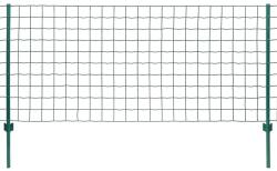 vidaXL Euro Fence acélkerítés, 20x1, 2 m - zöld