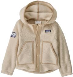 Patagonia Детско поларено яке Patagonia Kid's Baby Retro Pile Jacket Fleece jacket - Live Simply Whale Patch: Dark Natural - размер 2 Years (703-6200-0414)
