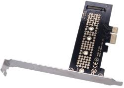 Wangcl NVMe PCIe adapter M. 2 M-Key PCIe 1x bővítőkártya rögzítő konzollal