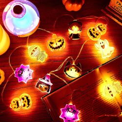 FPEAOB Halloween LED fényfüzér időzítővel, vízálló - 3 m, 20 LED