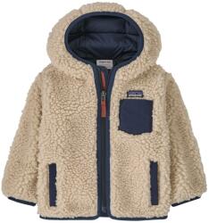 Patagonia Детско поларено яке Patagonia Kid's Baby Retro-X Hoody Casual jacket - Dark Natural / New Navy - размер 3 Years (703-6201-0415)