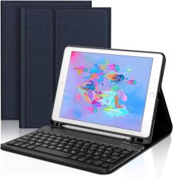 D DINGRICH DBEJPB iPad 9.7 Bluetooth billentyűzetes tok QWERTZ német kiosztással - fekete