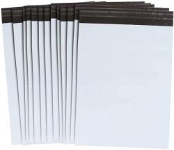 NefLaca 100 db öntapadós átlátszatlan műanyag postázó boríték 152 x 228 mm ruházat és textilhez S méret