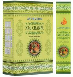 Ayurvedic Masala Nag Champa Illatos füstölők 15 db (Nag champa)