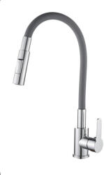 Gamma Flex 4000 konyhai csaptelep szürke-króm, beépíthető (BFX-4000G)