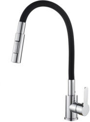 Gamma Flex 4000 konyhai csaptelep fekete-króm, beépíthető (BFX-4000CH)