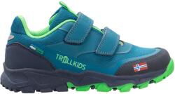 Trollkids Детски мултиспорт обувки Trollkids Kid's Preikestolen Hiker Multisport shoes - Dark Marine / Fresh Green - размер 25 (EU) (702-2108-0811)