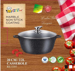  Happy Cooking Márvány Bevonatú Indukciós Lábas 2, 2 l (RS-1197) (RS-1197)