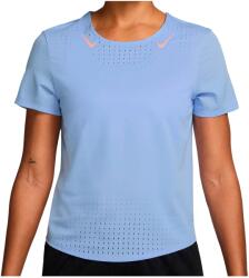 Nike Дамска тениска Nike Women's Aeroswift Dri-Fit ADV Top S/S Running shirt - Aluminum / Atomic Pink (916-7763-0114)