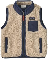 Patagonia Детски поларен елек Patagonia Kid's Baby Retro-X Vest Fleece vest - Dark Natural / New Navy - размер 2 Years (703-6203-0414)