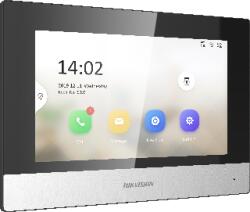 Hikvision DS-KH6320-TE1 (B) IP video-kaputelefon beltéri egység; 7" LCD kijelző; 1024x600 felbontás (DS-KH6320-TE1(B)) - hik-online