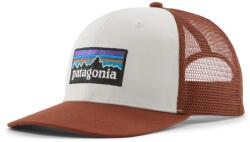 Patagonia Шапка с козирка Patagonia P-6 Logo Trucker Hat Cap - White / Rusty Red - размер One Size (204-6386-3511)