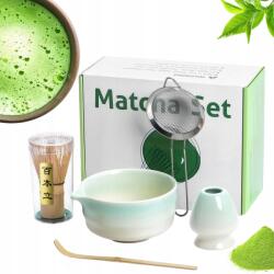  Matcha Teás Ajándék Szett Seprű Állvány Teáskanál 5in1 (6931419731831)