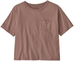 Patagonia Дамска тениска Patagonia Women's Fitz Roy Massif Easy Cut Pocket Tee T-shirt - Moonrise Taupe (916-7798-0112)