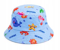  Gyerek Sapka Stílusos Divatos Állítható Sapka Bucket Hat Kék (kap-L-3)