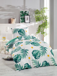  Monstera egyszemélyes ágyneműhuzat garnitúra, zöld (TR162ELR9378)