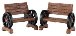  Lemax western bench Spooky Town 2026