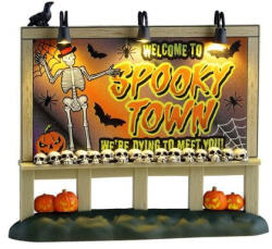  Lemax welcome to spooky town sign Spooky Town 2026