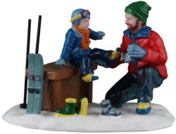 Lemax father and son ski day Caddington Village 2026