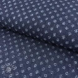  JEANS DENIM 6 OZ Big flakes dark blue