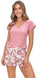 Donna Tina short női pizsama, rózsaszín, XL