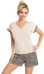 Donna Omari short pizsama, leopárdmintás, rövid, M