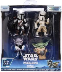 Jada Toys Jada Star Wars Mandalorian Si Grogu Set 4 Figurine Metalice 4cm (9337317314r00) Figurina