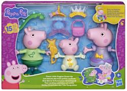 Peppa Pig Set 3 Purcelusi Care Se Imbraca Cu Figurine Si Accesorii (g2508) Figurina
