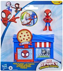 Spidey Si Prietenii Lui Uimitori Marvel Mini Set Pizzeria Cu Figurina Si Accesorii (g1961_g3147) Figurina