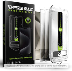 Techsuit Протектор за Samsung Galaxy S25 Plus / Galaxy S24 Plus - Techsuit - [Съвместим с отключване с пръстов отпечатък] TitanGlass CrystalHD (2 броя) - Privacy