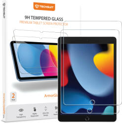 Techsuit Стъклен протектор за iPad 10.2 (2019-2021) - Techsuit ArmorGlass CrystalHD (2 броя) - Прозрачен