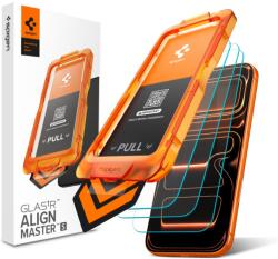 Spigen Протектор за дисплей за iPhone 18 Pro / iPhone 17 Pro - Spigen Glas. tR Align Master Slim (AGL10103) (3 броя) - Прозрачен