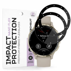 Techsuit Протектор за Garmin Venu 3S - Nano Flex (2 pack) - Techsuit - Черен