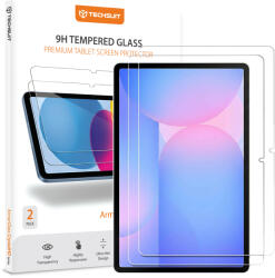 Techsuit Стъклен протектор за Samsung Galaxy Tab S10 FE Plus - Techsuit ArmorGlass CrystalHD (2 броя) - Прозрачен