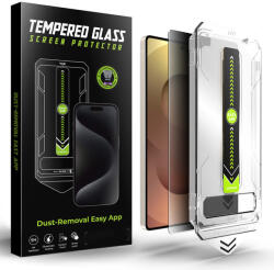 Techsuit Протектор екран - Samsung Galaxy S25 Ultra - Privacy - [Съвместим с пръстовия отпечатък] TitanGlass CrystalHD (1 брой)