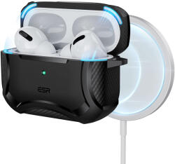 ESR Калъф за Apple AirPods Pro 1/2 - ESR Cyber Armor Tough HaloLock - черен