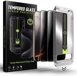 Techsuit Протектор за iPhone 17 Pro Max - Techsuit - TitanGlass FullCover (2 броя) - Privacy