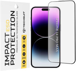 Techsuit Протектор за iPhone 14 Pro Max - ESD Glass - Черен (KF2354063)