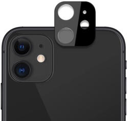 Techsuit Протектор за камера за iPhone 12 - Цяло стъкло за камера - черен