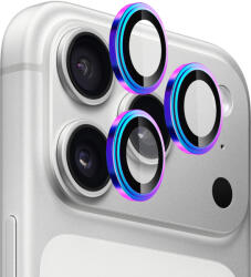 Blueo Протектор - Камера за iPhone 17 Pro / iPhone 17 Pro Max - Син - Сапфирено кристално оригинално стъкло - Цветен