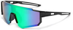 Techsuit Детски слънчеви очила Techsuit Kids Polarized Sunglasses (R601) - спортни, поляризирани, TR рамка - Черен / Зелен