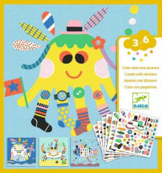DJECO Joc creativ colaje Creaturi marine, Djeco (BO-DJ08931)