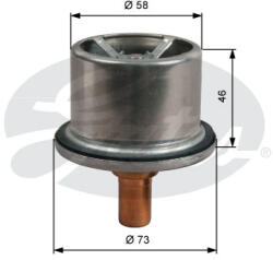 GATES Termostat, lichid racire GATES TH51287G1 (TH51287G1) - autoeco